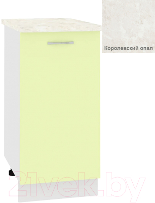 Шкаф-стол кухонный Кортекс-мебель Корнелия Лира НШ40р - фото