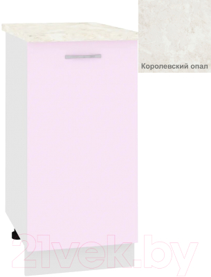 Шкаф-стол кухонный Кортекс-мебель Корнелия Лира НШ40р - фото