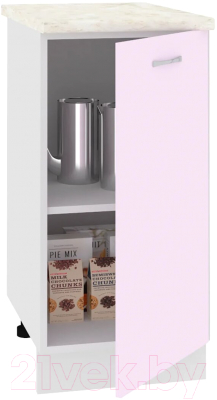 Шкаф-стол кухонный Кортекс-мебель Корнелия Лира НШ40р