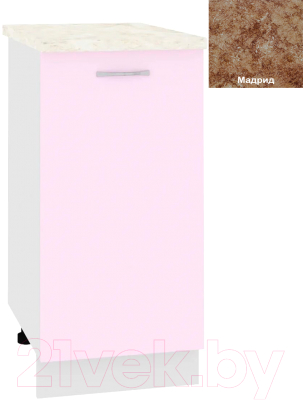 Шкаф-стол кухонный Кортекс-мебель Корнелия Лира НШ40р - фото