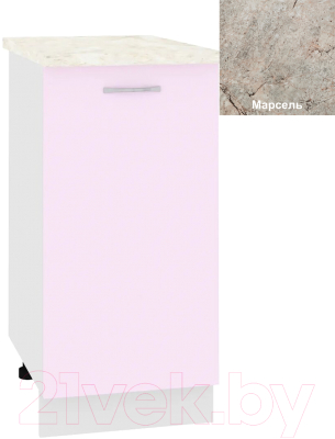 Шкаф-стол кухонный Кортекс-мебель Корнелия Лира НШ40р - фото