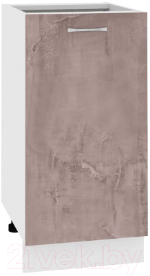 Шкаф-стол кухонный Кортекс-мебель Корнелия Лира НШ40р без столешницы - фото