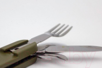 Набор столовых приборов походных Дружба ДМ-370 (7-в-1 в чехле)