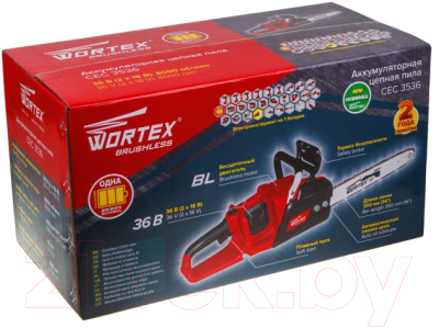 Пила цепная аккумуляторная Wortex Wortex CEC 3536 / CEC353600029