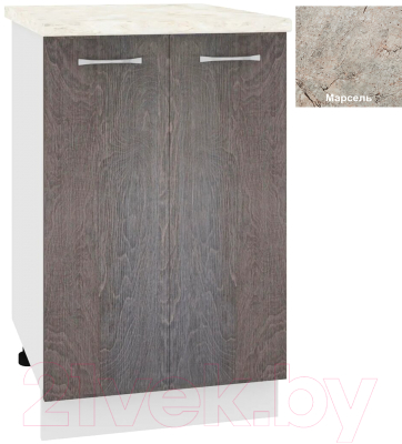 Шкаф-стол кухонный Кортекс-мебель Корнелия Лира НШ50р - фото