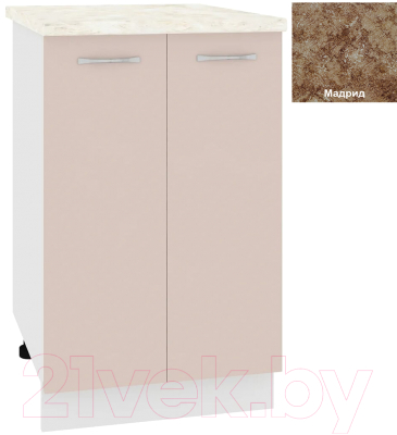 Шкаф-стол кухонный Кортекс-мебель Корнелия Лира НШ50р - фото