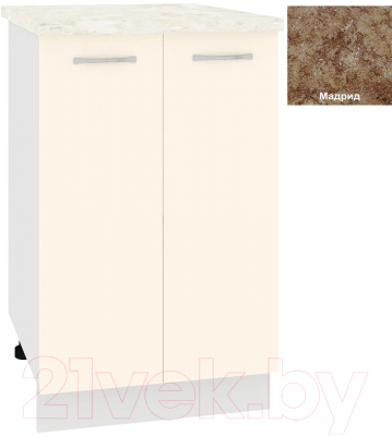 Шкаф-стол кухонный Кортекс-мебель Корнелия Лира НШ50р - фото