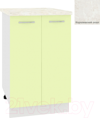 Шкаф-стол кухонный Кортекс-мебель Корнелия Лира НШ50р - фото