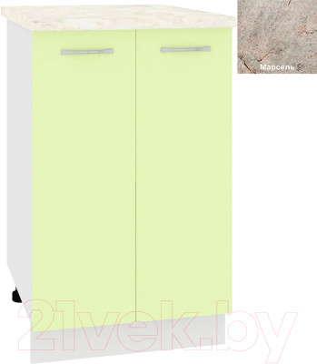 Шкаф-стол кухонный Кортекс-мебель Корнелия Лира НШ50р - фото