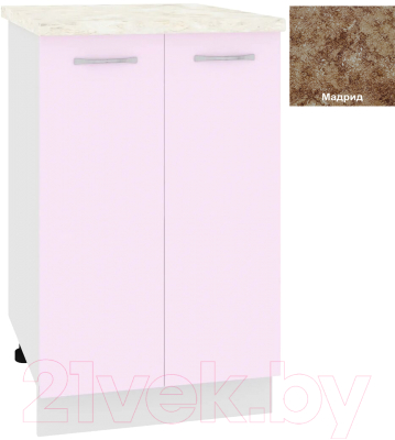 Шкаф-стол кухонный Кортекс-мебель Корнелия Лира НШ50р - фото