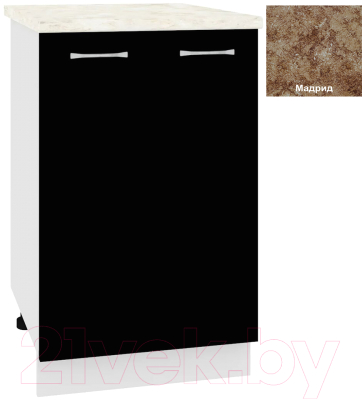 Шкаф-стол кухонный Кортекс-мебель Корнелия Лира НШ50р - фото