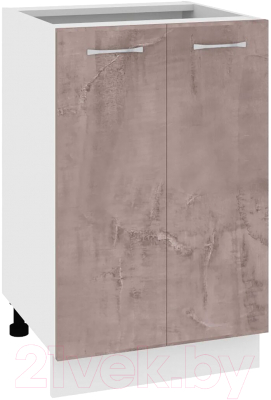 Шкаф-стол кухонный Кортекс-мебель Корнелия Лира НШ50р без столешницы - фото