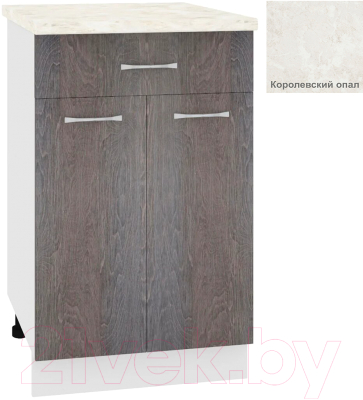 Шкаф-стол кухонный Кортекс-мебель Корнелия Лира НШ50р1ш - фото