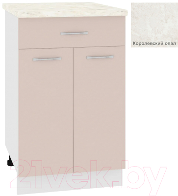 Шкаф-стол кухонный Кортекс-мебель Корнелия Лира НШ50р1ш - фото