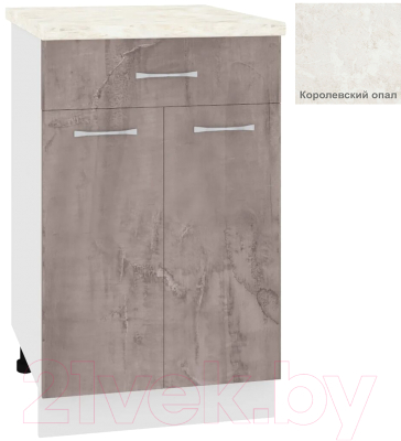 Шкаф-стол кухонный Кортекс-мебель Корнелия Лира НШ50р1ш - фото