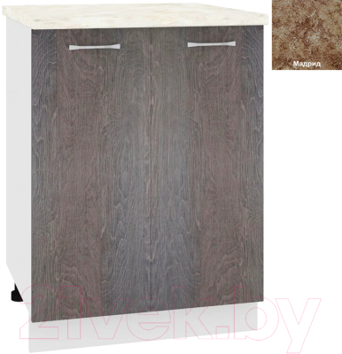 Шкаф-стол кухонный Кортекс-мебель Корнелия Лира НШ60р - фото