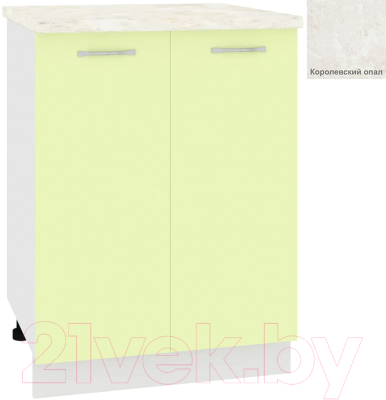 Шкаф-стол кухонный Кортекс-мебель Корнелия Лира НШ60р - фото