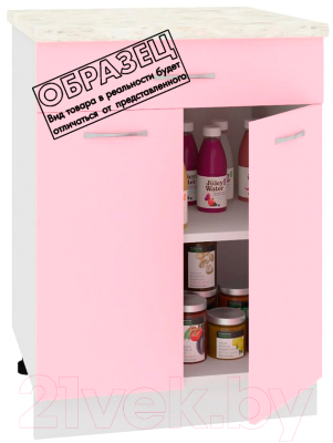 Шкаф-стол кухонный Кортекс-мебель Корнелия Лира НШ60р1ш