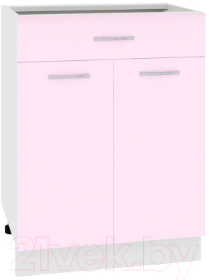 Шкаф-стол кухонный Кортекс-мебель Корнелия Лира НШ60р1ш без столешницы - фото