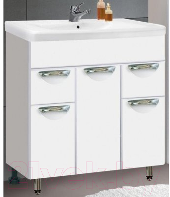 Тумба под умывальник Vako Ника Coma 80-3ф / 4603732062191