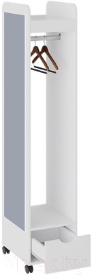 Секция в прихожую ТриЯ Лайт (белый глянец)