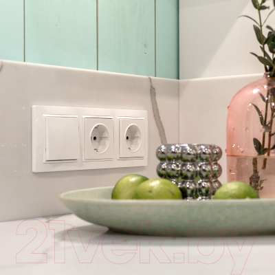 Рамка для выключателей и розеток Werkel W0032001 / a051299