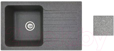 Мойка кухонная AV Engineering Art AV770490AGR (серый)