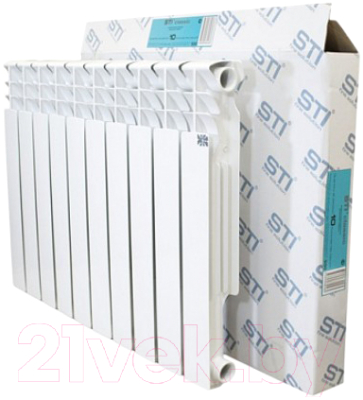 Радиатор алюминиевый STI 500/80 (10 секций) - фото