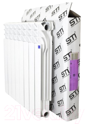 Радиатор биметаллический STI 500/80 (8 секций)