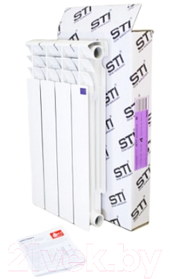 Радиатор биметаллический STI 500/80 (4 секции)
