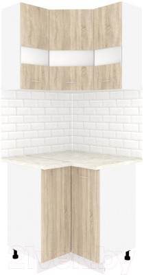 Комплект кухонных модулей Кортекс-мебель Корнелия Экстра угловой - фото