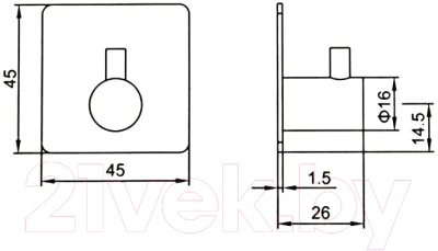Набор крючков Ledeme L215-4