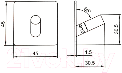 Крючок для ванной Ledeme L216-4