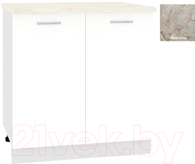 Шкаф-стол кухонный Кортекс-мебель Корнелия Лира НШ80р - фото