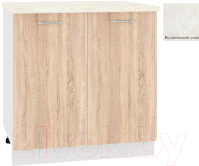 Шкаф-стол кухонный Кортекс-мебель Корнелия Лира НШ80р - фото