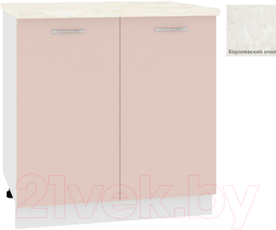 Шкаф-стол кухонный Кортекс-мебель Корнелия Лира НШ80р - фото