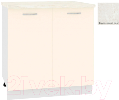 Шкаф-стол кухонный Кортекс-мебель Корнелия Лира НШ80р - фото