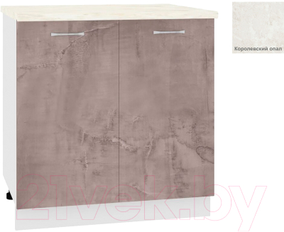 Шкаф-стол кухонный Кортекс-мебель Корнелия Лира НШ80р - фото