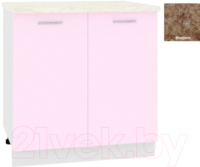 Шкаф-стол кухонный Кортекс-мебель Корнелия Лира НШ80р - фото