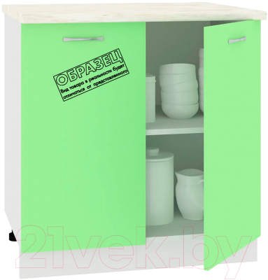 Шкаф-стол кухонный Кортекс-мебель Корнелия Лира НШ80р (сирень/марсель)