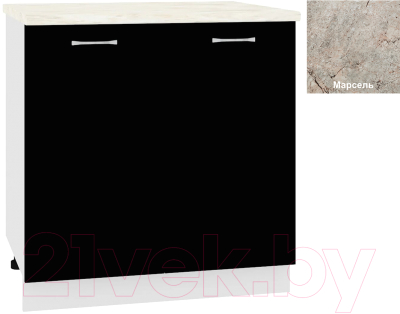 Шкаф-стол кухонный Кортекс-мебель Корнелия Лира НШ80р - фото