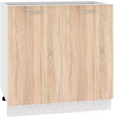 Шкаф-стол кухонный Кортекс-мебель Корнелия Лира НШ80р без столешницы - фото