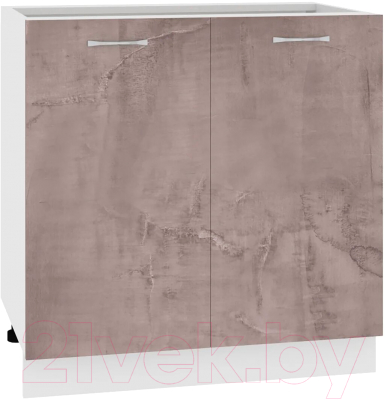 Шкаф-стол кухонный Кортекс-мебель Корнелия Лира НШ80р без столешницы - фото