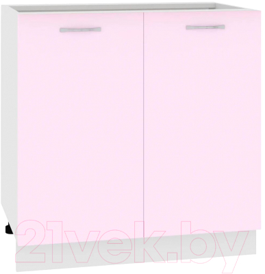 Шкаф-стол кухонный Кортекс-мебель Корнелия Лира НШ80р без столешницы - фото