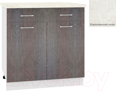 Шкаф-стол кухонный Кортекс-мебель Корнелия Лира НШ80р1ш - фото