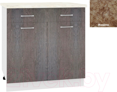 Шкаф-стол кухонный Кортекс-мебель Корнелия Лира НШ80р1ш - фото