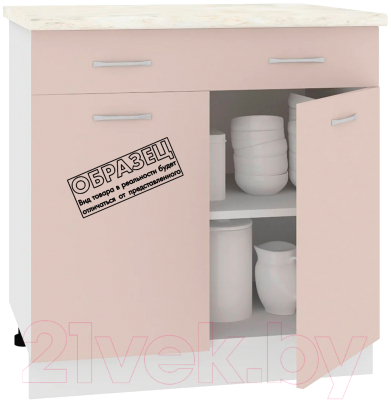 Шкаф-стол кухонный Кортекс-мебель Корнелия Лира НШ80р1ш