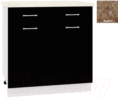 Шкаф-стол кухонный Кортекс-мебель Корнелия Лира НШ80р1ш - фото