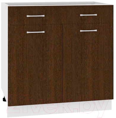 Шкаф-стол кухонный Кортекс-мебель Корнелия Лира НШ80р1ш без столешницы - фото