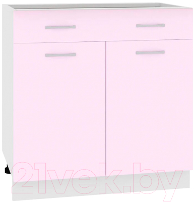 Шкаф-стол кухонный Кортекс-мебель Корнелия Лира НШ80р1ш без столешницы - фото